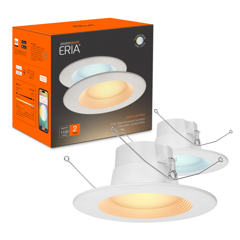 ERIA 5’’/6’’ Smart Recessed Downlight, Tunable White